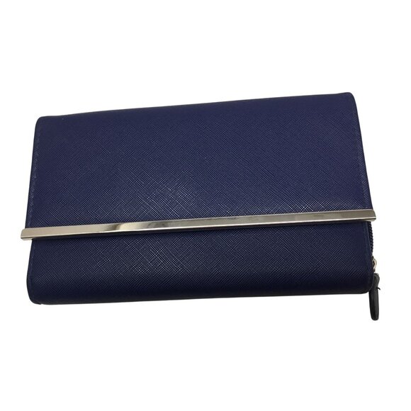 Women's ''Safe Keeper'' Navy Blue Wallet/Clutch - Picture 1 of 10